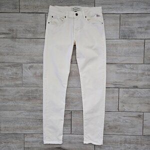 Roy Rogers 517 Plain Jeans Men Cream Stretch Denim Slim Fit 32